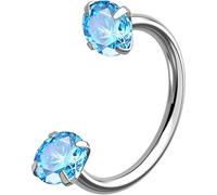 OUFER Body Piercing Nez 18G Titane Percing Septum 6/7/8mm Anneaux Bijoux