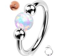OUFER Body Piercing Nose Ring Hoops 316L Stainless Steel Nose Piercing Jewellery 20G Helix Tragus Daith Snug Rings Conch Nose Rings Helix Piercings Earring