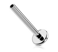 OUFER Body Piercing Push in Helix Earring Stud Piercing Replacement Bar 16G Titanium Labret Monroe Lip Tragus 6/8/10/12mm Threadless Lip Labret Conch Bar