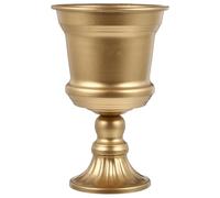 OUFGXZL 1 Pot de Fleurs doré Vintage en Forme de Trompette for centres de Table, Pots de Plantes, Pots de Plantes succulentes d'intérieur, Centre de Table de Mariage, Vase urne