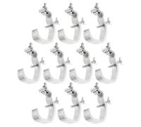 OUFGXZL Lot de 10 Crochets de Serrage Robustes for éclairage de scène, Pinces en C for Treillis, for éclairage de scène, Suspension for éclairage DJ