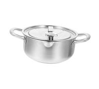 OUFGXZL Mini friteuse avec contrôle de la température, marmite en Acier, poêle à Frire, thermomètre, idéale for la Restauration Rapide et à Domicile
