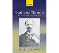Oughts and Thoughts Anandi Hattiangadi (Auteur)