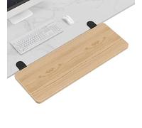 OUGIC Plateau d'extension de bureau ergonomique, 75x24 cm, pince sans perforation, plateau de tiroir de clavier, support de table pour accoudoir d'ordinateur