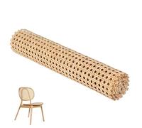 OUGPIU Cannage Rouleau de Cannage en Rotin, 1/1.5/2M PE Tôle Tressée en Rotin pour Réparation Meubles, Plastique Tressé Cannage pour Décoration &Vannerie Ameublement, Cannage en Rotin en Maille