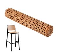 OUGPIU Cannage Rouleau de Cannage en Rotin, 1/1.5/2M PE Tôle Tressée en Rotin pour Réparation Meubles, Plastique Tressé Cannage pour Décoration &Vannerie Ameublement, Cannage en Rotin en Maille