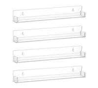 OUGPIU Étagère murale pour vernis à ongles, étagère murale, rangement de cosmétiques, parfum, porte-revues, étagère pour disques, étagères murales (4, 38 x 5 x 4 cm)