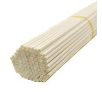 Ougual 100 Pièces Fibre Diffuseur de Remplacement Bâtons pour Arôme de Parfum (20cm*3mm, Blanc)