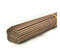Ougual 100 Pièces Fibre Diffuseur de Remplacement Bâtons pour Arôme de Parfum (20cm*3mm, Marron)
