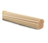 Ougual 100 pièces Fibre Diffuseur de Remplacement Bâtons pour Arôme de Parfum (25cm*3mm, Beige)