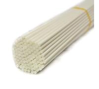Ougual 100 Pièces Fibre Diffuseur de Remplacement Bâtons pour Arôme de Parfum (25cm*3mm, Blanc)