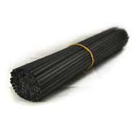 Ougual 100 Pièces Fibre Diffuseur de Remplacement Bâtons pour Arôme de Parfum (25cm*3mm, Noir)
