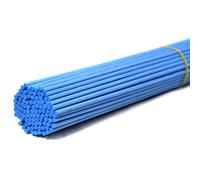 Ougual 100 Pièces Fibre Diffuseur de Remplacement Bâtons pour Arôme de Parfum (30cm*3mm, Bleu Glace)