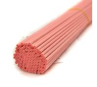 Ougual 50 pièces Fibre Diffuseur Recharge Bâtons de Remplacement pour Parfum Arôme (25cm*3mm, Rose)