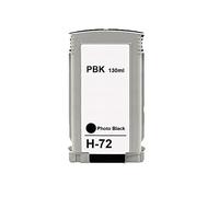Ouguan® 1x Photo Noir HP 72 72xl Cartouches d'encre Compatible avec HP Designjet T610 T770 T795 T1100 T1120 T1200 T1300 T2300 Imprimant