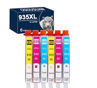 ouguan 6 x Comp Compatible pour HP 934 X L 935 X L Compatible Cartouches d'encre avec Grande portée pour HP Officejet Pro 6830 6230/6835 6230 ePrinter HP Officejet 6820 P-6632 6815