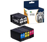Ouguan® 8X (2Noir,2 Cyan,2 Magenta,2 Jaune) Compatible pour Cartouches Canon PGI-1500XL pour Canon Maxify MB2350 MB2050 MB2300 MB2000 MB2150 MB2755 MB2155 MB2750