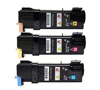 Ouguan® Compatible Cartouches de Toner pour Dell 2150CN 2150 2150CDN 2155CN 2155 2155CDN Imprimantes Haut Rendement - 593-11006 593-11007 593-10999 593-11003 (1Cyan/1Magenta/1Jaune)