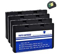 Ouguan® T5852 Cartouches d'encre Compatible pour Epson PictureMate 210 235 250 270 310 PM215 PM245 Imprimant(Lot de 4)