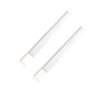 OUHFCASN Ampoule LED 2G11 G23 horizontale PL 18 W 410 mm de longueur longue haute luminosité 3000-6000 K barre d'ampoule LED en aluminium pour atelier de magasin à grande hauteur(Cool White 6000K)