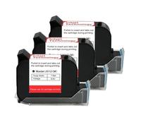 OUHFCASN Applications de Codage étendues Cartouche d'encre Noire for imprimante à Jet d'encre Thermique 12,7 mm, solvant à séchage Rapide, 600 DPI Léger et Pratique(3PCS)