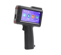 OUHFCASN Applications de Codage étendues Imprimante à Jet d'encre Portable, Pistolet, imprimante à Jet d'encre, Machine à Code-Barres, Date, Cartouche d'encre à séchage Rapide Léger et Pratique