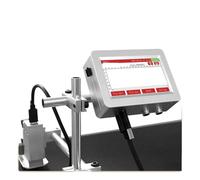 OUHFCASN Applications de Codage étendues Imprimante à Jet d'encre Thermique 150PRO 12,7 mm, Code-Barres QR, numéro de lot, Logo, Date d'expiration, imprimante en Ligne Léger et Pratique