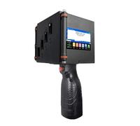 OUHFCASN Applications de Codage étendues Imprimante à Jet d'encre Thermique Portable 730PLUS 100 mm, Code-Barres QR, numéro de lot, Logo, Date d'expiration Léger et Pratique(with 4 Ink)