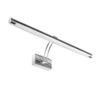 OUHFCASN Applique Murale à LED Moderne, éclairage de Miroir Salle Bain Noir argenté, Applique intérieure, Mural for Tableau Long(Warm 2700-3500K,Silver 550mm)