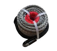 OUHFCASN Corde synthétique 11 mm x 20 m, câble de treuil, Corde Plasma, for treuil, véhicule de récupération, Camion, Bateau Léger et Plus résistant à l'abrasion