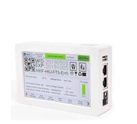 OUHFCASN Imprimante Thermique Automatique À Jet d'encre en Ligne, DC190T, Industriel, Numéro De Lot, Logo, Date, Texte, QR, Codes-Barres Taille Flexible(25.4mm with 1 Ink)