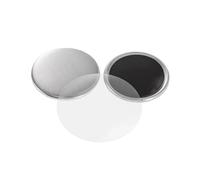 OUHFCASN Lot de 100 badges magnétiques souples for réfrigérateur, 58 mm, accessoires for la fabrication de boutons Polyvalence pour les loisirs créatifs