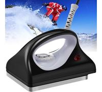 OUHKDM Fer à Farter pour Skis et Snowboards, modèle Professionnel avec Semelle épaisse et température réglable (3 Niveaux), protège Vos Snowboards et Snowboards. Usage Domestique.