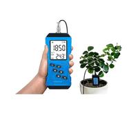 OUHKDM Testeur de Sol 7 en 1 : NPK, EC, pH, humidité. Moniteur de fertilité du Sol Haute précision pour Jardin, Ferme, pelouse, Plantes d'intérieur et d'extérieur.(Temperature+Humidity+EC+PH+NPk)