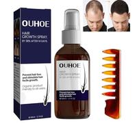 Ouhoe Hair Growth Spray, Ouhoe Hair Growth Oil, Ouhoe Stronger And Hair Thickening Spray, Hair Regrowth Treatments for Women & Men (1pc)