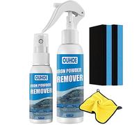 OUHOE Iron Powder Remover, Car Rust Removal Spray for Car, Rust Inhibitor Derusting Spray, for Rust Removal of Various Metal Automobile (2p-30ml+100ml)