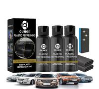Ouhoe Plastic Refreshing,Lakiso Plastic Revitalizing Coating Agent,Car Plastic Revitalizing Coating Agent,Car Plastic Plating Refurbishing Agent,Ouhoe Refreshing,Plastic Restorer for Cars (30ml*3)