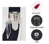 OUHUAN 3 series de 12.1mm seul tube rempli de rouge a levres avec moule en silicone bec simple anneau en rouge a levres Tool Kit