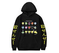 OUHZNUX Anime Assassination Classroom Pull À Capuche Pulls pour Hommes Pulls Sweat pour Hommes Femmes Polyester Confort Streetwear Xs-4Xl