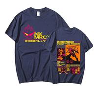 OUHZNUX Femmes Hommes Tengen Toppa Gurren Lagann T-Shirt Manga Tees Anime Imprimé T-Shirt À Manches Courtes Xs-4Xl