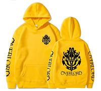 OUHZNUX Hommes/Femmes Sweats À Capuche Overlord Albedo Sweats À Capuche avec Pull De Poche Sweat-Shirt Décontracté Cadeaux pour Les Fans Danime/Manga Xs-4Xl