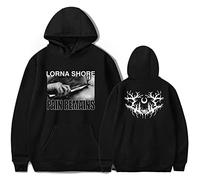 OUHZNUX Rock Masculin Sweat À Capuche Lorna Shore Pain Remains Sweat À Capuche avec Poches pour Femme Surdimensionné Rock Fan Sweatshirt Xs-4Xl