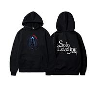 OUHZNUX Solo Leveling Sweat À Capuche Unisexe Sung Jin-Woo Et Igris Sweat À Capuche Manhwa Sweat À Capuche Cadeau Solo Leveling Level Up Gift XXS-XXL