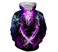 OUHZNUX Sweats À Capuche Solo Leveling Funny Sweat-Shirts À Manches Longues Nouvelle Mode Hommes/Femmes Sweat-Shirts À Manches Longues Sweats À Capuche Imprimés 3D XXS-XXL