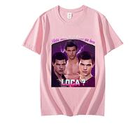 OUHZNUX T-Shirt Taylor Lautner T-Shirt pour Hommes Twilight Jacob Black Fantasy Film T-Shirt Confortable Vêtements À Manches Courtes Hip Hop Hauts pour Enfants Xxs-3Xl