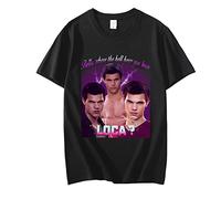 OUHZNUX T-Shirt Taylor Lautner T-Shirt pour Hommes Twilight Jacob Black Fantasy Film T-Shirt Confortable Vêtements À Manches Courtes Hip Hop Hauts pour Enfants Xxs-3Xl