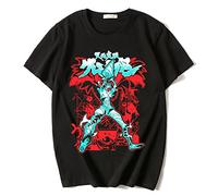 OUHZNUX T-Shirt Tengen Toppa Gurren Lagann Imprimer T-Shirt Anime Coton T-Shirts Hanche Surdimensionné Unisexe Meilleur Cadeau pour Les Fans Danime Xs-4Xl