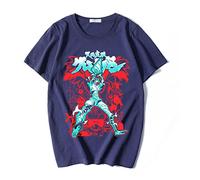OUHZNUX T-Shirt Tengen Toppa Gurren Lagann Imprimer T-Shirt Anime Coton T-Shirts Hanche Surdimensionné Unisexe Meilleur Cadeau pour Les Fans Danime Xs-4Xl
