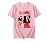 OUHZNUX T-Shirts Hommes Assassination Classroom Klassieke T-Shirt Vrouwen Mannen Grappige Cartoon Karma Akabane Grafische T-Shirts Nagisa Shiota T-Shirt Anime Cosplayt Shirt Tops Xs-4Xl