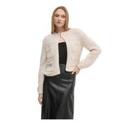 Oui - Cardigan en maille orné de poches - Femme - Pulls - Beige - Taille: 42 FR